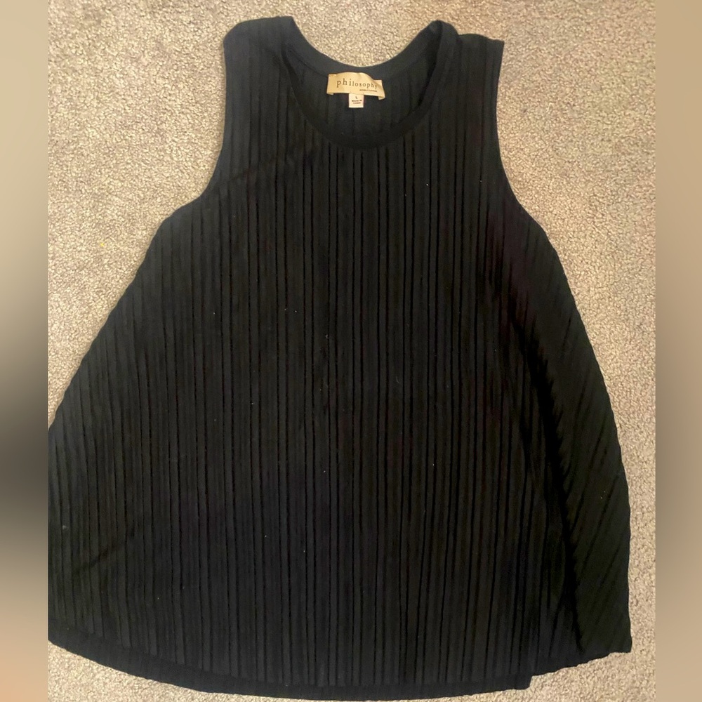 PHILOSOPHY top. Super nice. In good used  condition. Size L.